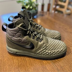 Nike Lunar Force One Duckboot - Medium Olive (Mens 13)